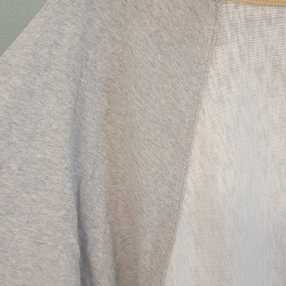 We The Free Womens Raglan Ivory Heather Oversize Top Size Large - Picture 8 of 10